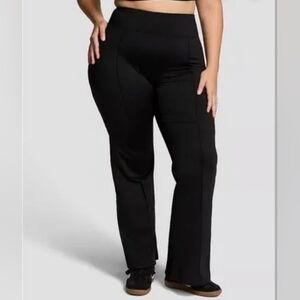 PINK Victoria's Secret Black Flare Pants